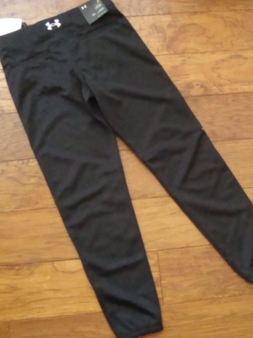 Under Armour Youth M Black Baseball Utility Pants Boys Tapered Style NWT